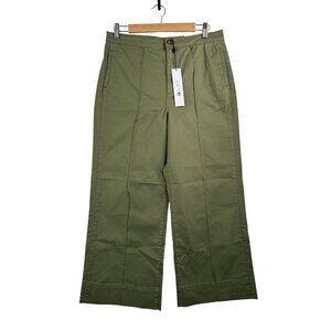 Joe's madison Ankle Trousers wide crop fit green 90s sz 31